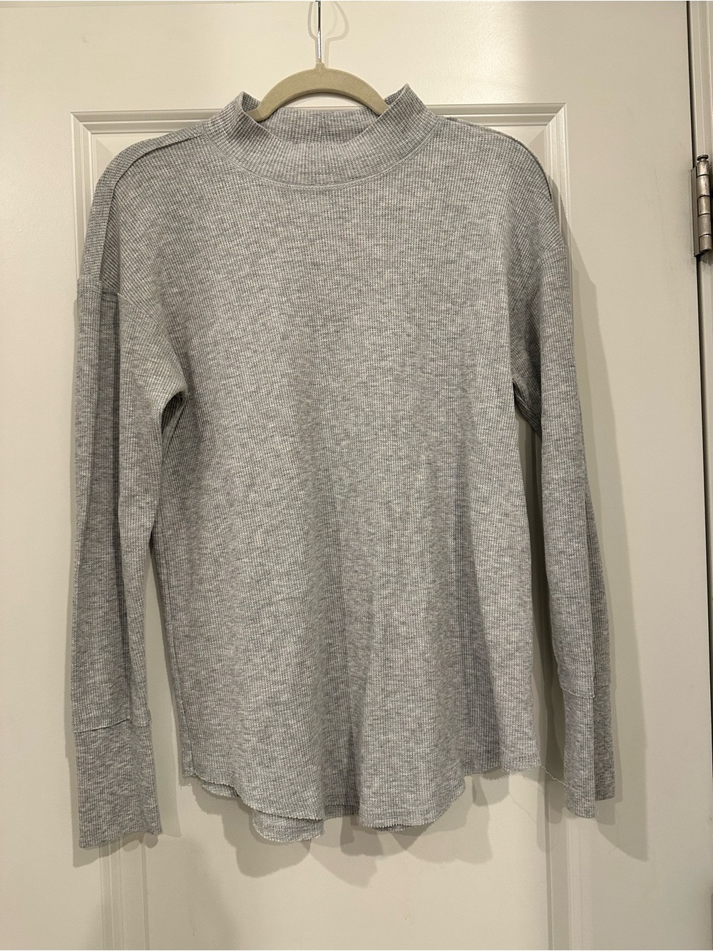 dip Light Gray Ribbed Turtleneck Sweater